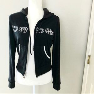 Bebe Black Hoodie Sz Small